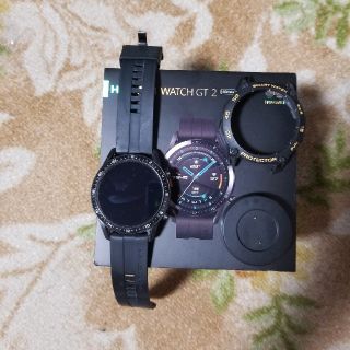 アンドロイド(ANDROID)のHAUWEI watch GT2 46mmブラック(その他)