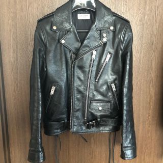 サンローラン(Saint Laurent)のSaintlaurent Paris 13aw レザーライダース サンローラン(ライダースジャケット)