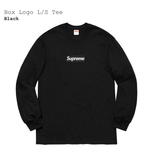 XLSupreme Box Logo L/S Tee Black 現品限り一斉値下げ