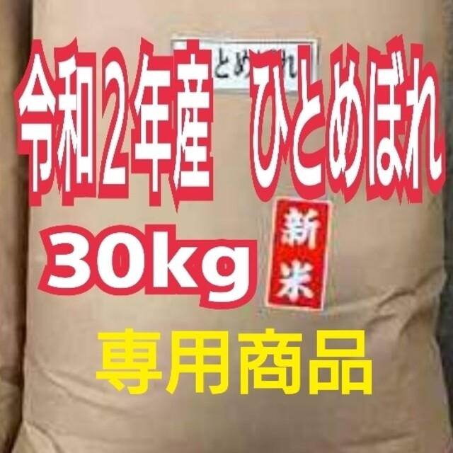 クレイジーゴールド様専用　米　30kg 食品/飲料/酒の食品(米/穀物)の商品写真