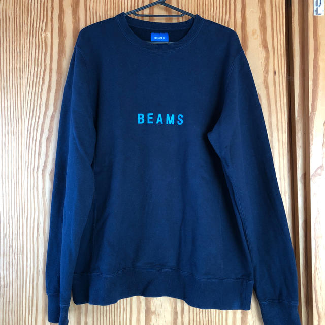 BEAMS(ビームス)の紺トレーナー　ビームスBEAMS メンズのトップス(スウェット)の商品写真