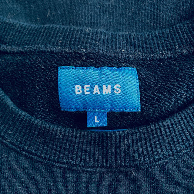 BEAMS(ビームス)の紺トレーナー　ビームスBEAMS メンズのトップス(スウェット)の商品写真