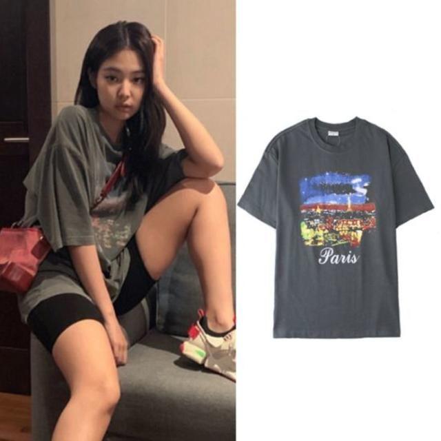 jennie⭐︎ジェニ着用　ビックTシャツ