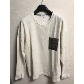 グローバルワーク(GLOBAL WORK)のサーマルカットソー ワッフルTシャツ ロンT(Tシャツ/カットソー(七分/長袖))