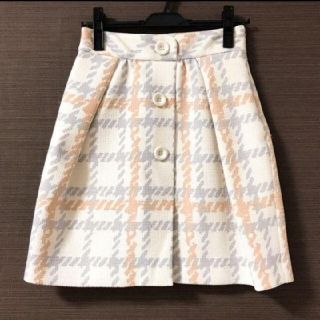 ウィルセレクション(WILLSELECTION)の美品☆ウィルセレクション☆千鳥柄スカート(ミニスカート)