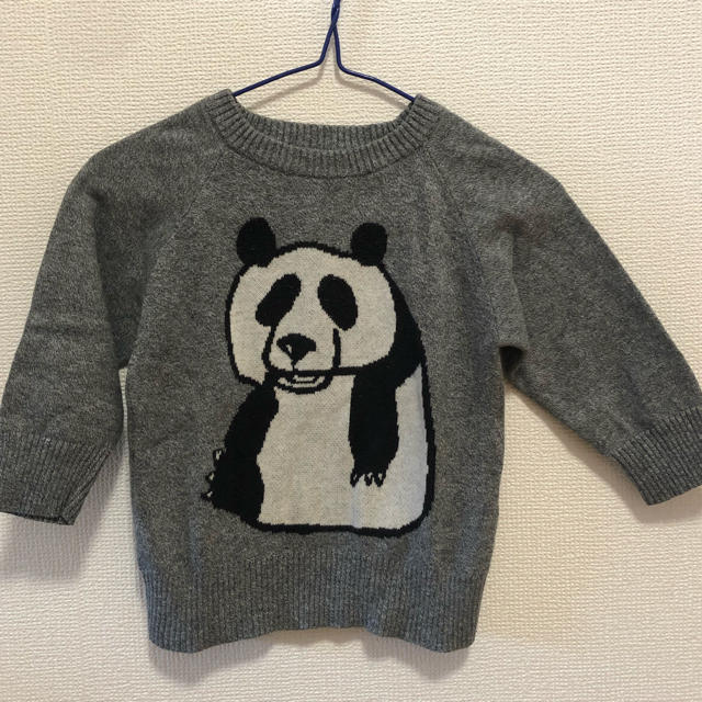 MARKEY'S(マーキーズ)のマーキーズ　パンダニット キッズ/ベビー/マタニティのキッズ服男の子用(90cm~)(ニット)の商品写真