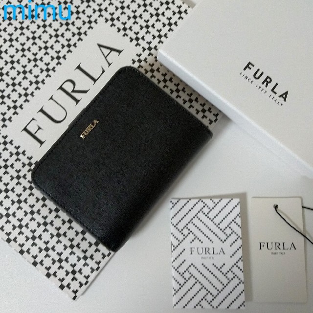 【新品】 FURLA BABYLON 2020年新作 二つ折り財布 ブラック