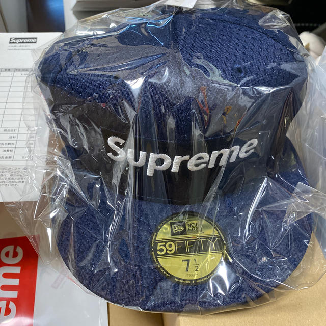 supreme Mesh Box Logo New Era帽子