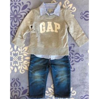 ベビーギャップ(babyGAP)の豪華3点セット！男の子　お洒落着(トレーナー)