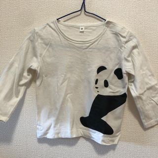 ムジルシリョウヒン(MUJI (無印良品))のMUJI 無印良品 パンダ長袖Tシャツ(Ｔシャツ)