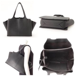 celine - セリーヌ トライフォールド スモール トートバッグ レザー