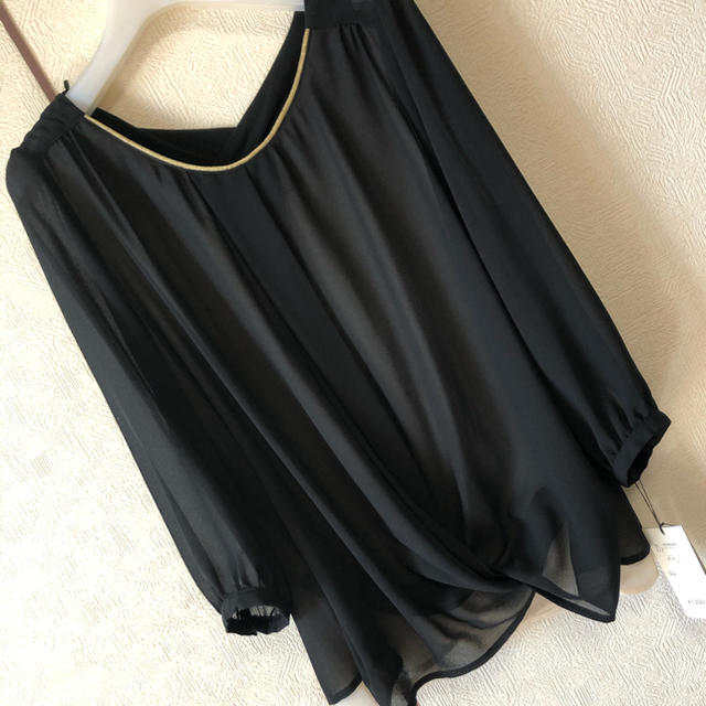 ZARA(ザラ)の🌟値下げ未使用2wayシフォンブラウス レディースのトップス(シャツ/ブラウス(長袖/七分))の商品写真