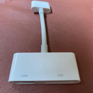 アップル(Apple)のAPPLE digital avアダプタ HDMI ミラーリング 変換(映像用ケーブル)