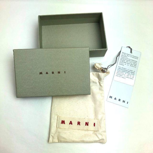 Marni(マルニ)のMARNI ベージュ系 3つ折り ミニ財布 レザー TRIFOLD WALLET レディースのファッション小物(財布)の商品写真