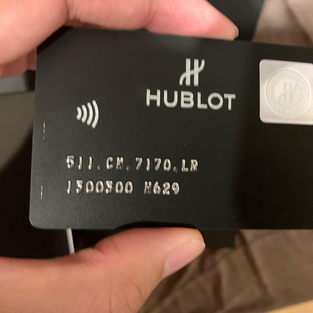 HUBLOT(ウブロ)のHUBLOTクラシックフュージョンセラミックブルー最終値下げ メンズの時計(腕時計(アナログ))の商品写真