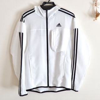 アディダス(adidas)の新品タグ付き！【adidas】ジャージ 白 メンズ M(ジャージ)