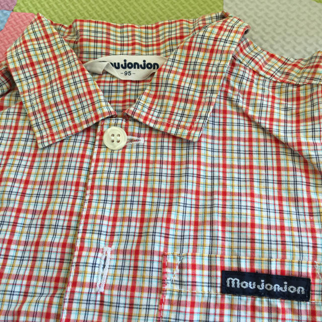 mou jon jon(ムージョンジョン)の長袖シャツ 95サイズ キッズ/ベビー/マタニティのキッズ服男の子用(90cm~)(ブラウス)の商品写真