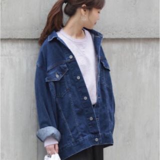 ザラ(ZARA)のZARA BASIC オーバーサイズデニムジャケット(Gジャン/デニムジャケット)