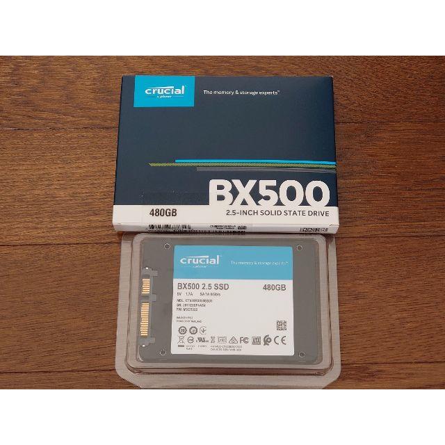 Crucial SSD BX500 480GB CT480BX500SSD1JP