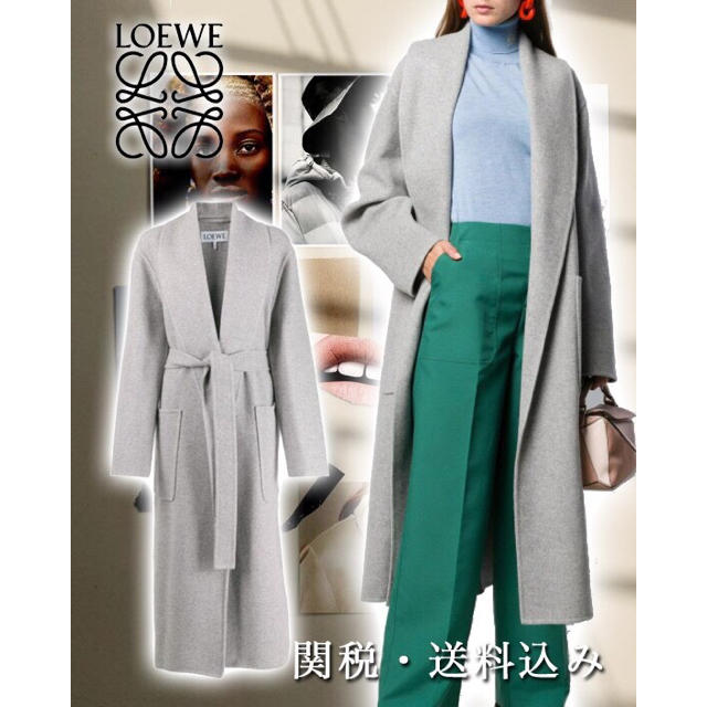 品質検査済 LOEWE - ロエベ ベルテッド ロングコート 新品 入手困難