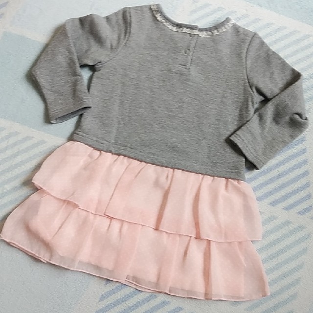 motherways(マザウェイズ)のワンピース  長袖  104サイズ キッズ/ベビー/マタニティのキッズ服女の子用(90cm~)(ワンピース)の商品写真