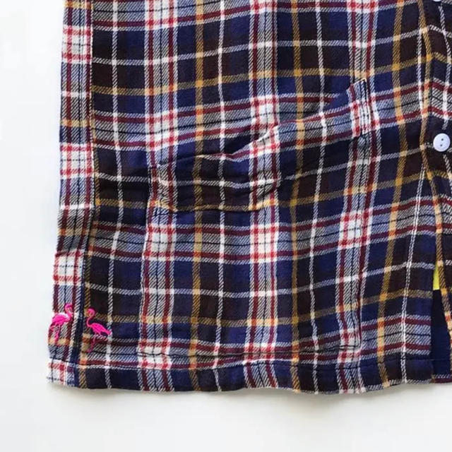 GOODENOUGH(グッドイナフ)のsixflags チェック ネルシャツジャケット　Lサイズ メンズのトップス(シャツ)の商品写真