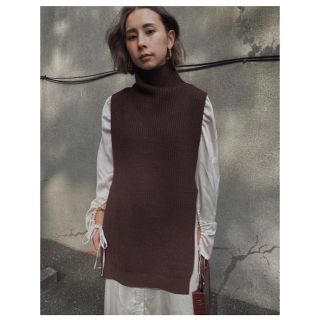 アメリヴィンテージ(Ameri VINTAGE)のAmeri vintage VEST LAYERED SHIRT DRESS(ロングワンピース/マキシワンピース)