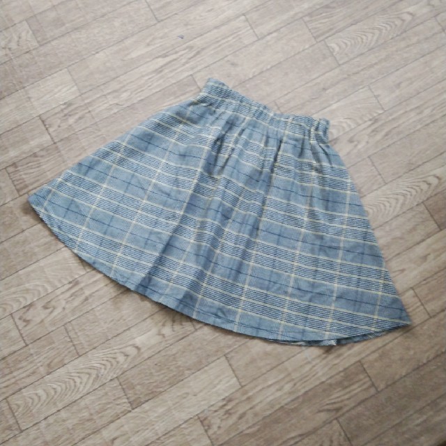 GLOBAL WORK(グローバルワーク)のGlobal workキッズチェックスカートXXL キッズ/ベビー/マタニティのキッズ服女の子用(90cm~)(スカート)の商品写真