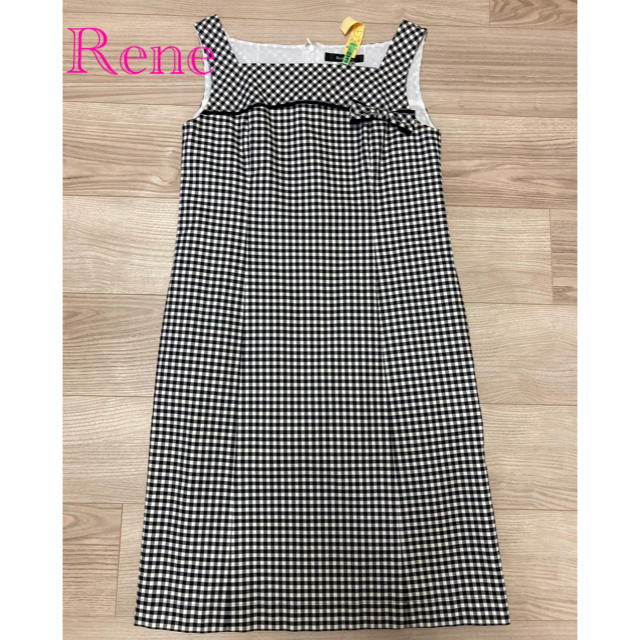 René(ルネ)のRene/ルネ　チェックワンピース レディースのワンピース(ひざ丈ワンピース)の商品写真