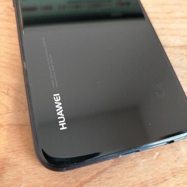 Huawei p20 lite ブラック　モバイルスマホ/家電/カメラ