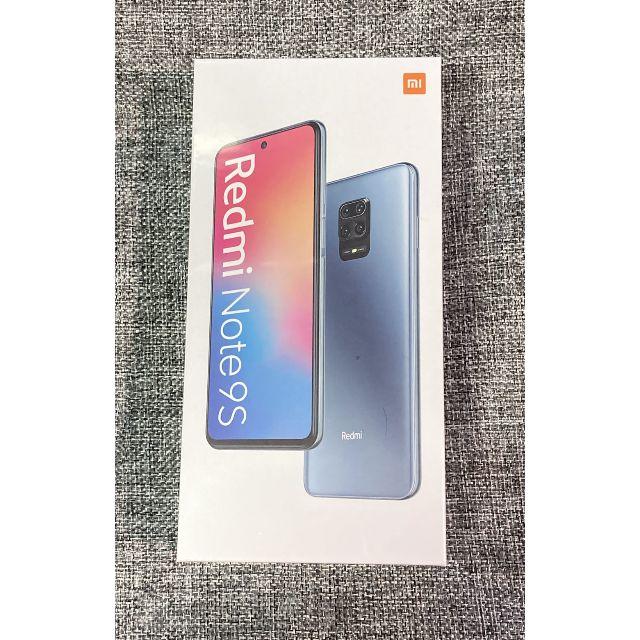 スマホ/家電/カメラ値下げ 美品 Xiaomi Redmi Note 9s 64G オーロラブルー