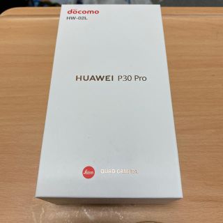 アンドロイド(ANDROID)の【新品未使用】HUAWEI P30 pro 黒 SIMフリー(スマートフォン本体)