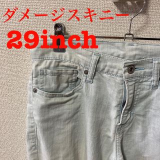 ダメージスキニーパンツ 29inch(デニム/ジーンズ)