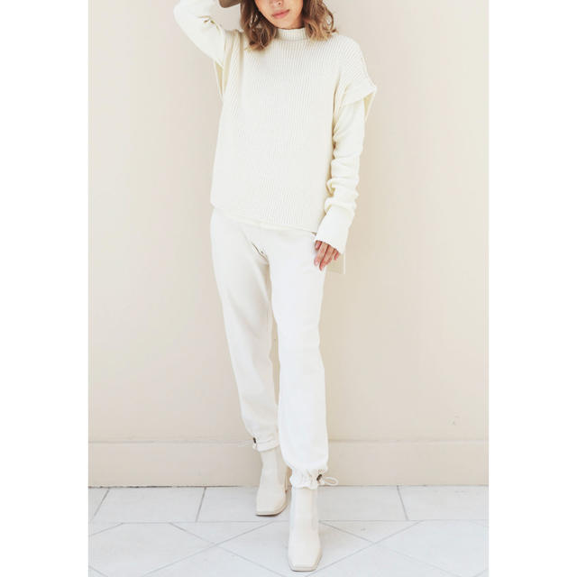 Draw String Hem Pants Ivoryカジュアルパンツ