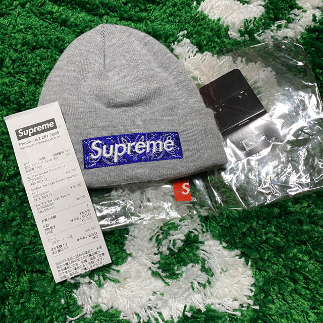 19FW Supreme New Era Box Logo Beanie