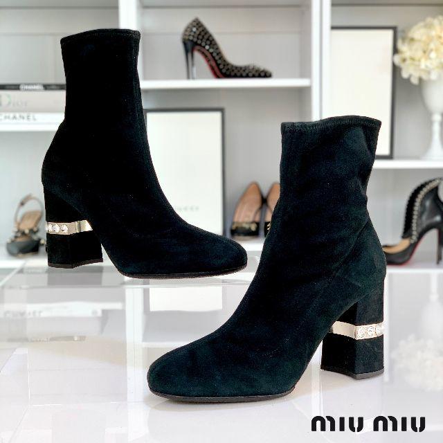 MIUMIU ショートブーツ | www.justice.gov.zw