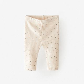 ザラキッズ(ZARA KIDS)のZARA baby ドット柄リブレギンス 80(パンツ)