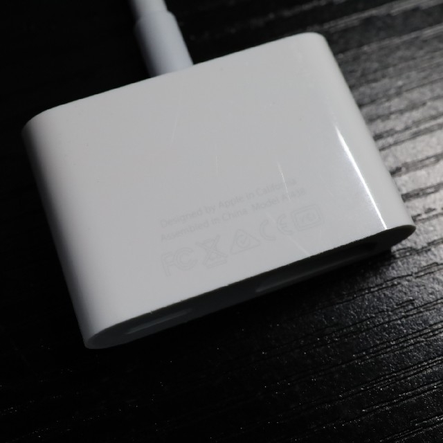 Apple純正　Lightning Digital AV アダプタ　HDMI スマホ/家電/カメラのテレビ/映像機器(その他)の商品写真