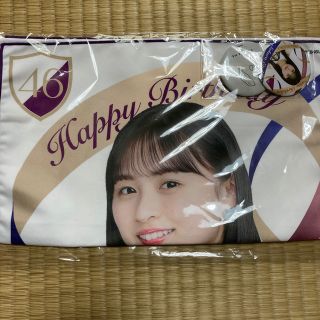 ノギザカフォーティーシックス(乃木坂46)の遠藤さくら 生誕記念 フェイスタオル　缶バッチ(アイドルグッズ)