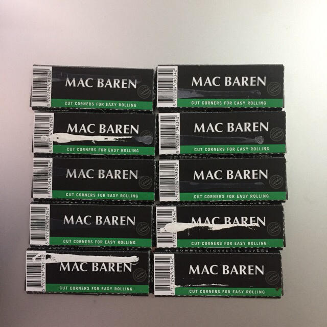 MAC BAREN 手巻きタバコ用ペーパー10冊セット