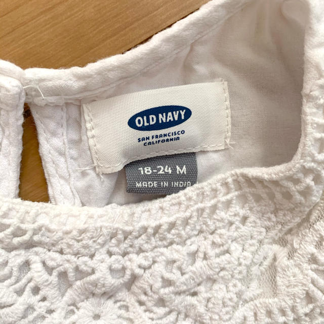 Old Navy(オールドネイビー)のOLD NAVY オールドネイビー　コットンワンピース キッズ/ベビー/マタニティのキッズ服女の子用(90cm~)(ワンピース)の商品写真