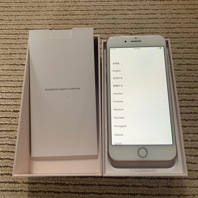 新品、未使用SIMロック解除済 iPhone8Plus 256GBスマホ/家電/カメラ