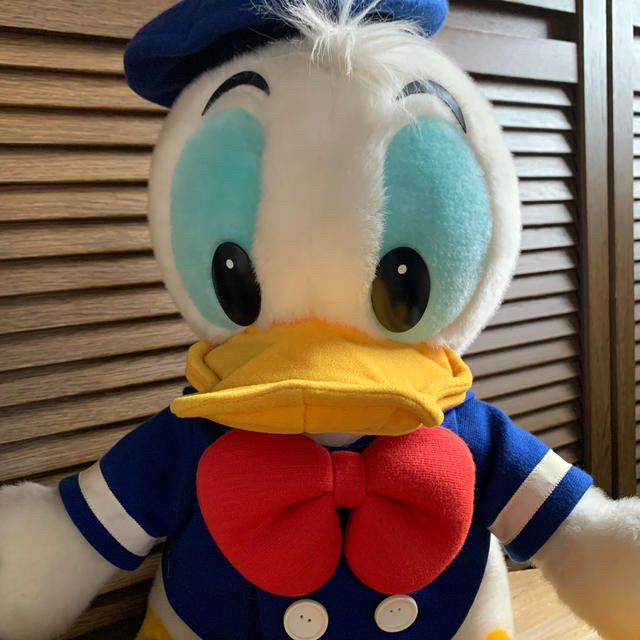 Disney(ディズニー)のヴィンテージ【ドナルドダック】🇯🇵日本製【東京ディズニーランド】正規購入品 エンタメ/ホビーのおもちゃ/ぬいぐるみ(ぬいぐるみ)の商品写真