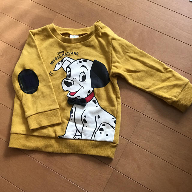 Disney(ディズニー)の101わんちゃん トレーナー 90 キッズ/ベビー/マタニティのキッズ服男の子用(90cm~)(Tシャツ/カットソー)の商品写真