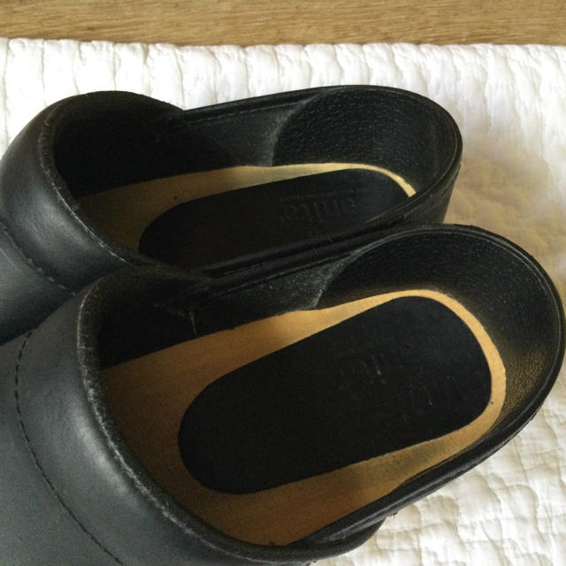 MARGARET HOWELL(マーガレットハウエル)の最終価格！MHL × sanita CLOGS  ( 37 ) 23.5cm レディースの靴/シューズ(ローファー/革靴)の商品写真