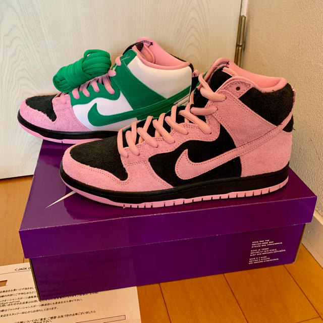 Nike sb Dunk High Invert Celtics 新品・未使用