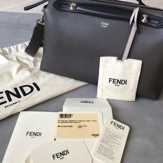 フェンディ(FENDI)のacha様専用です‼︎FENDI バイザウェイ　チャコールグレー(ハンドバッグ)