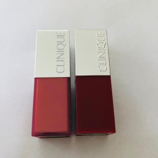 クリニーク(CLINIQUE)の【新品未使用】クリニーク CLINIQUE リップカラー　2本セット(口紅)