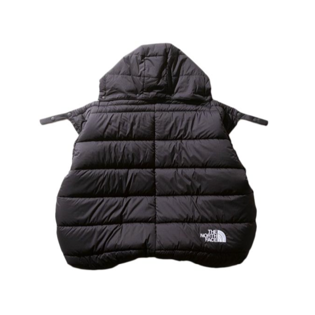 THE NORTH FACE(ザノースフェイス)のノースフェイス ベビー シェル ブランケット ブラック NNB71901 キッズ/ベビー/マタニティの外出/移動用品(抱っこひも/おんぶひも)の商品写真