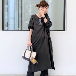 アパルトモンドゥーズィエムクラス(L'Appartement DEUXIEME CLASSE)のアパルトモン　グッドグリーフ　PRINTED LONG DRESS(ロングワンピース/マキシワンピース)